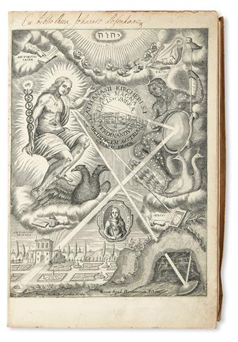 KIRCHER, ATHANASIUS, S.J.  Ars Magna Lucis et Umbrae.  1646.  Lacks 2 text leaves.